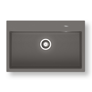 Νεροχύτης Pyramis Pyragranite Ithaka 78x51cm 1Β iron grey