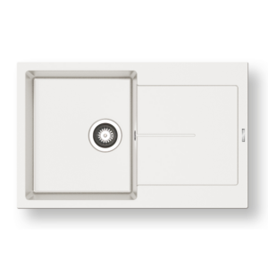 Νεροχύτης Pyramis Pyragranite Ithaka 79x50cm 1Β 1D snow