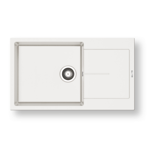 Νεροχύτης Pyramis Pyragranite Ithaka Plus 86x50cm 1Β 1D snow