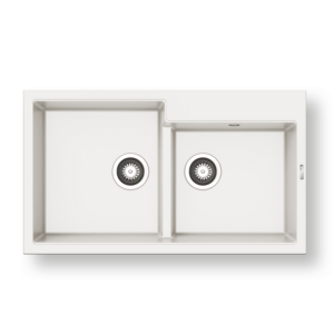 Νεροχύτης Pyramis Pyragranite Ithaka 86x50cm 1 3/4Β snow