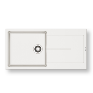 Νεροχύτης Pyramis Pyragranite Ithaka Plus 100x50cm 1Β 1D snow