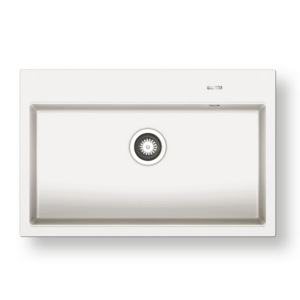 Νεροχύτης Pyramis Pyragranite Ithaka 78x51cm 1Β snow