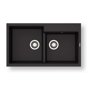 Νεροχύτης Pyramis Pyragranite Ithaka 86x50cm 1 3/4Β volcano