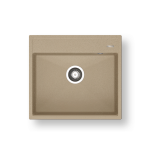 Νεροχύτης Pyramis Pyragranite Ithaka 56x51cm 1Β dark beige