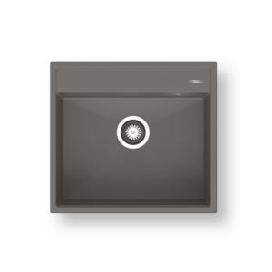 Νεροχύτης Pyramis Pyragranite Ithaka 56x51cm 1Β iron grey