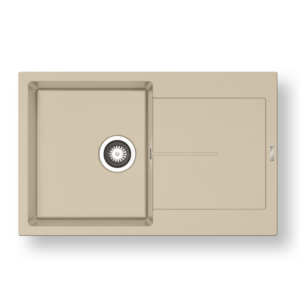 Νεροχύτης Pyramis Pyragranite Ithaka 79x50cm 1Β 1D ivory