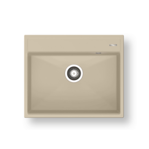 Νεροχύτης Pyramis Pyragranite Ithaka 61x51cm 1Β ivory