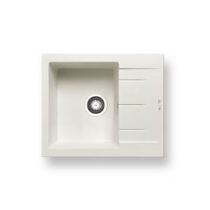 Νεροχύτης Pyramis Pyragranite Alazia 59x50cm 1Β 1D snow