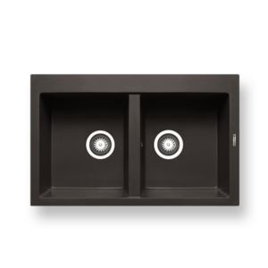 Νεροχύτης Pyramis Pyragranite Alazia 79x50cm 2Β graphite carbon