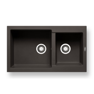 Νεροχύτης Pyramis Pyragranite Alazia 86x50cm 1 3/4Β graphite carbon