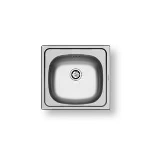 Ανοξείδωτος νεροχύτης Pyramis E33 46.5x43.5cm της σειράς Basic