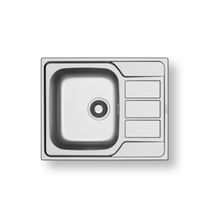 Ανοξείδωτος νεροχύτης Pyramis 62x50cm 1Β 1D της σειράς Athena