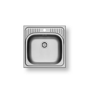 Ανοξείδωτος νεροχύτης Pyramis ET34 48x48cm της σειράς Basic