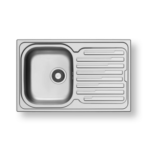 Ανοξείδωτος νεροχύτης Pyramis 79x50cm 1Β 1D της σειράς Amaltia