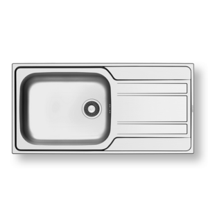 Ανοξείδωτος νεροχύτης Pyramis 100x50cm 1Β 1D της σειράς Zeda Plus