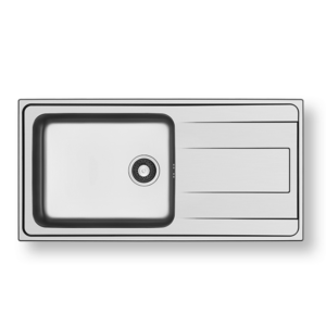 Ανοξείδωτος νεροχύτης Pyramis 100x50cm 1Β 1D της σειράς Alea Plus