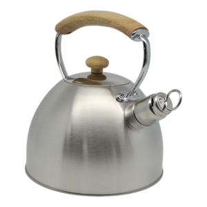 Τσαγιέρα ανοξείδωτη 2,5lt με ξύλινη λαβή