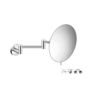 Επιτοίχιος μεγεθυντικός καθρέπτης Chrome