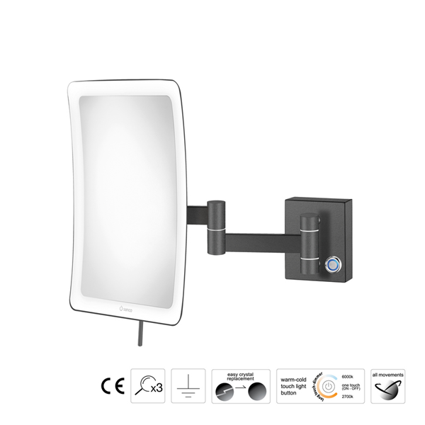 Επιτοίχιος μεγεθυντικός καθρέπτης LED Colours - Image 2
