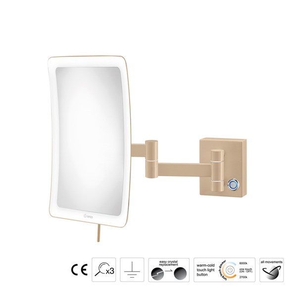 Επιτοίχιος μεγεθυντικός καθρέπτης LED Colours - Image 3