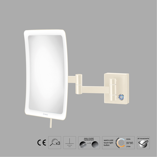 Επιτοίχιος μεγεθυντικός καθρέπτης LED Colours - Image 7