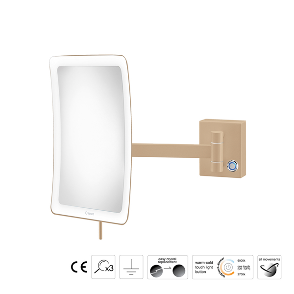 Επιτοίχιος μεγεθυντικός καθρέπτης LED Colours - Image 3