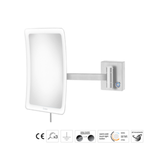 Επιτοίχιος μεγεθυντικός καθρέπτης LED Finishes