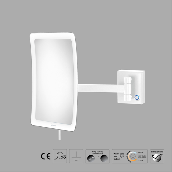 Επιτοίχιος μεγεθυντικός καθρέπτης LED Colours - Image 6
