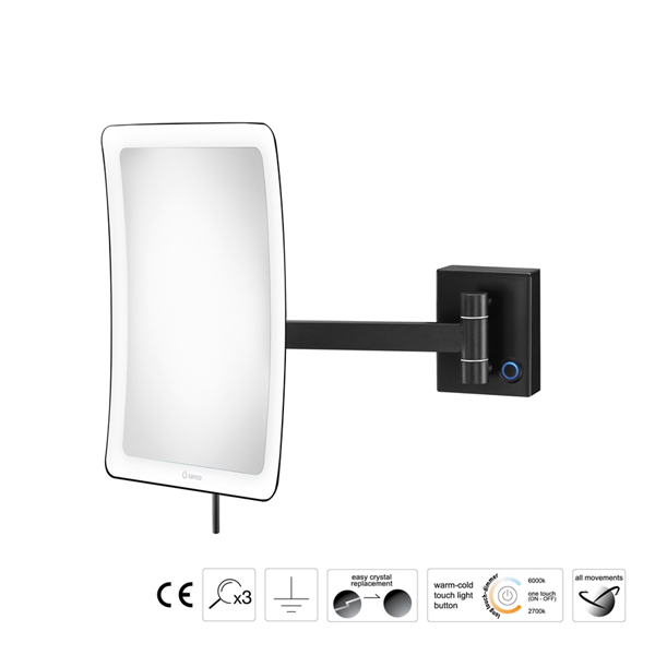 Επιτοίχιος μεγεθυντικός καθρέπτης LED Colours - Image 8