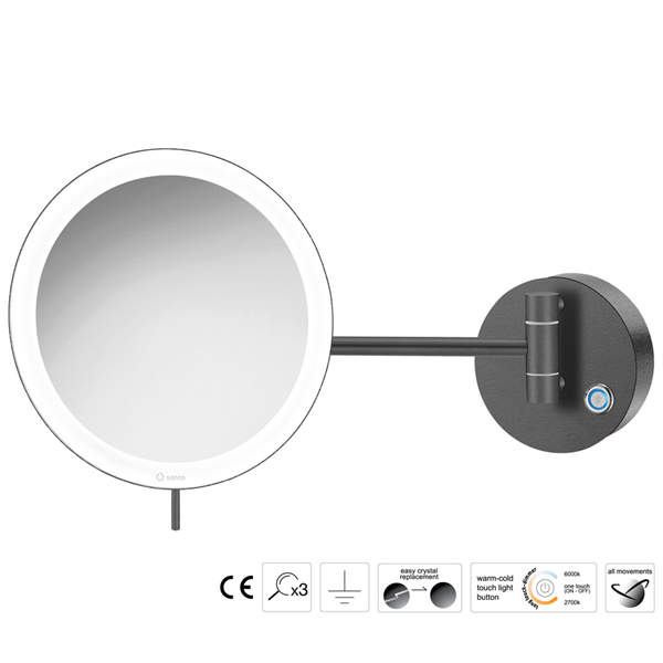 Επιτοίχιος μεγεθυντικός καθρέπτης LED Colours - Image 2