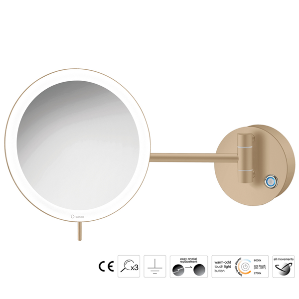 Επιτοίχιος μεγεθυντικός καθρέπτης LED Colours - Image 3