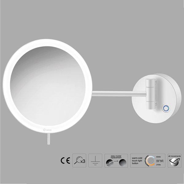 Επιτοίχιος μεγεθυντικός καθρέπτης LED Colours - Image 6