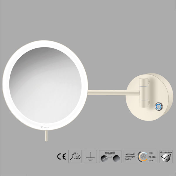 Επιτοίχιος μεγεθυντικός καθρέπτης LED Colours - Image 7