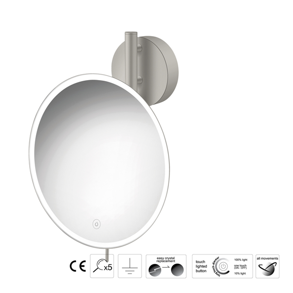 Επιτοίχιος μεγεθυντικός καθρέπτης LED Colours