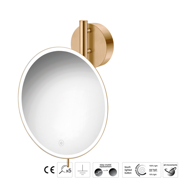 Επιτοίχιος μεγεθυντικός καθρέπτης LED Finishes - Image 3