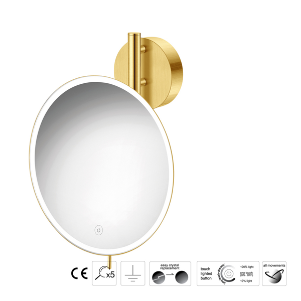 Επιτοίχιος μεγεθυντικός καθρέπτης LED Finishes - Image 5