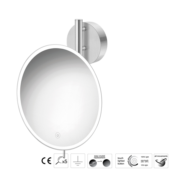 Επιτοίχιος μεγεθυντικός καθρέπτης LED Finishes - Image 8