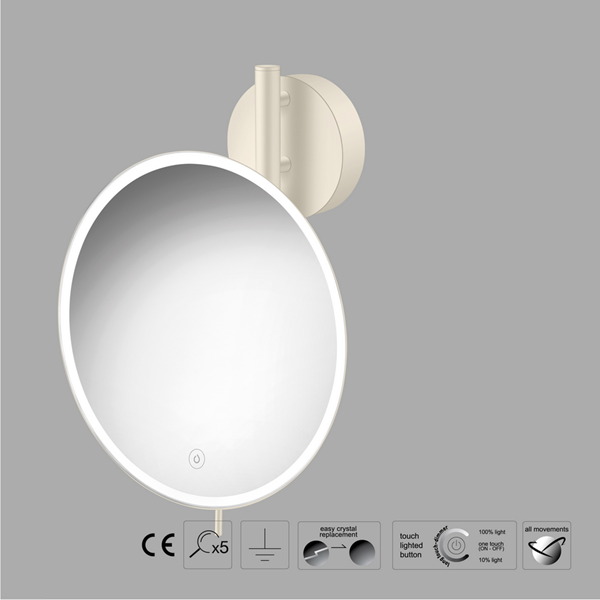 Επιτοίχιος μεγεθυντικός καθρέπτης LED Colours - Image 6