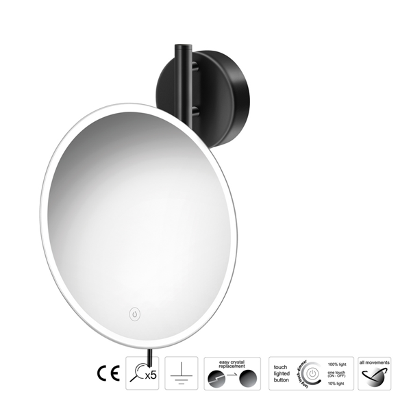 Επιτοίχιος μεγεθυντικός καθρέπτης LED Colours - Image 7
