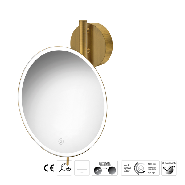Επιτοίχιος μεγεθυντικός καθρέπτης LED Finishes - Image 9