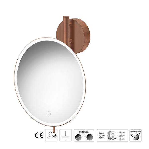 Επιτοίχιος μεγεθυντικός καθρέπτης LED Finishes - Image 10